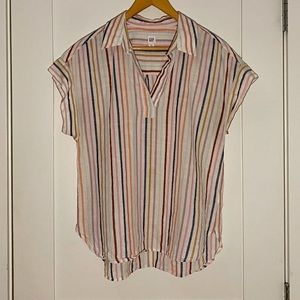 Gap Cotton popover shirt